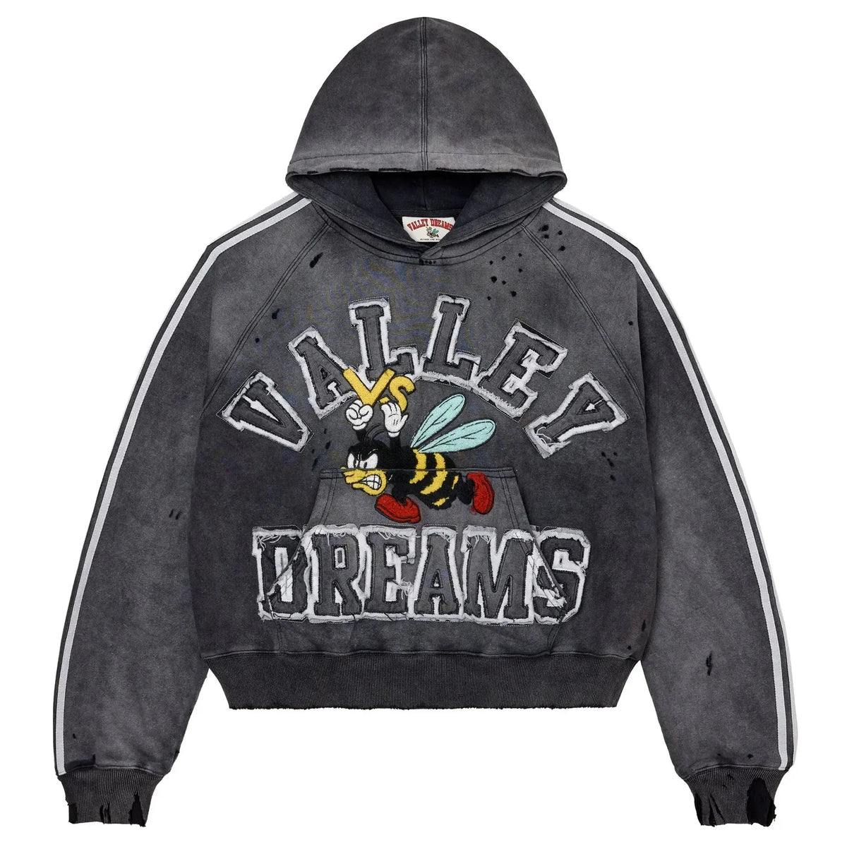 Vale Forever Valley Dreams Bee Hoodie Black