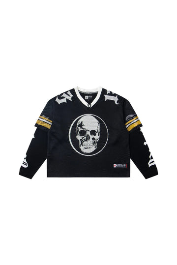 TD Layered Mesh Series Black/Black Yellow Shirt