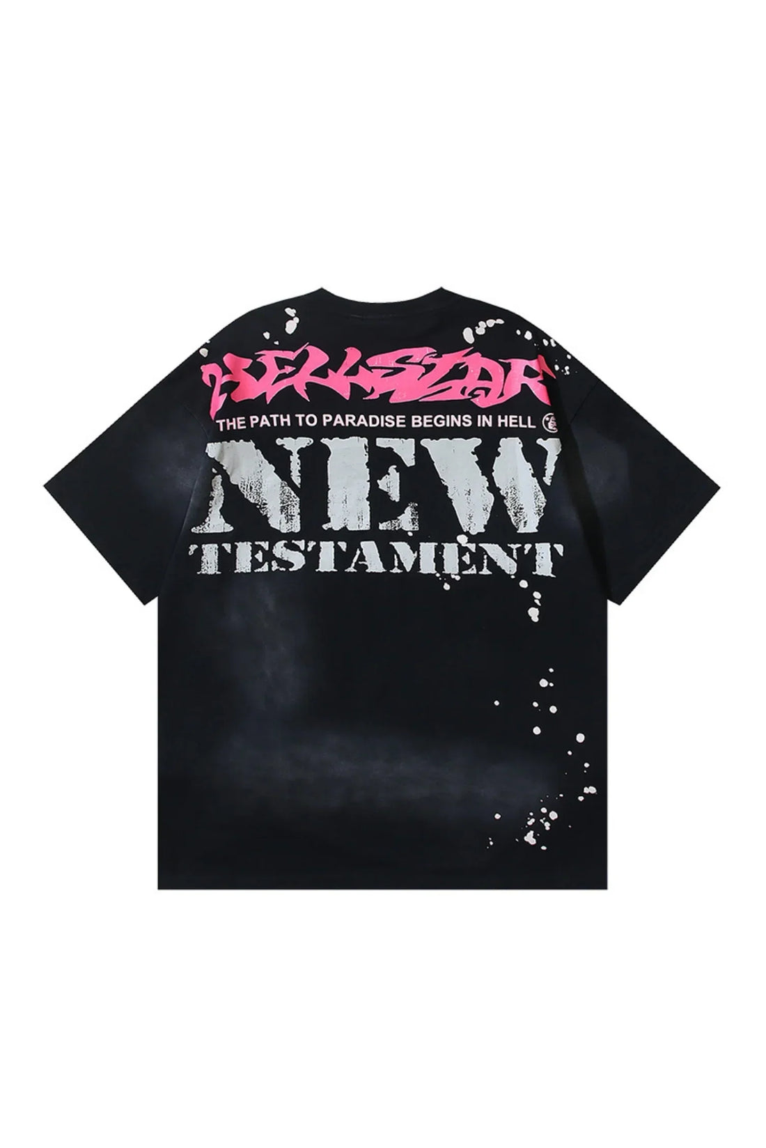 Dark Series: Ghost Face Printed Black T-shirt